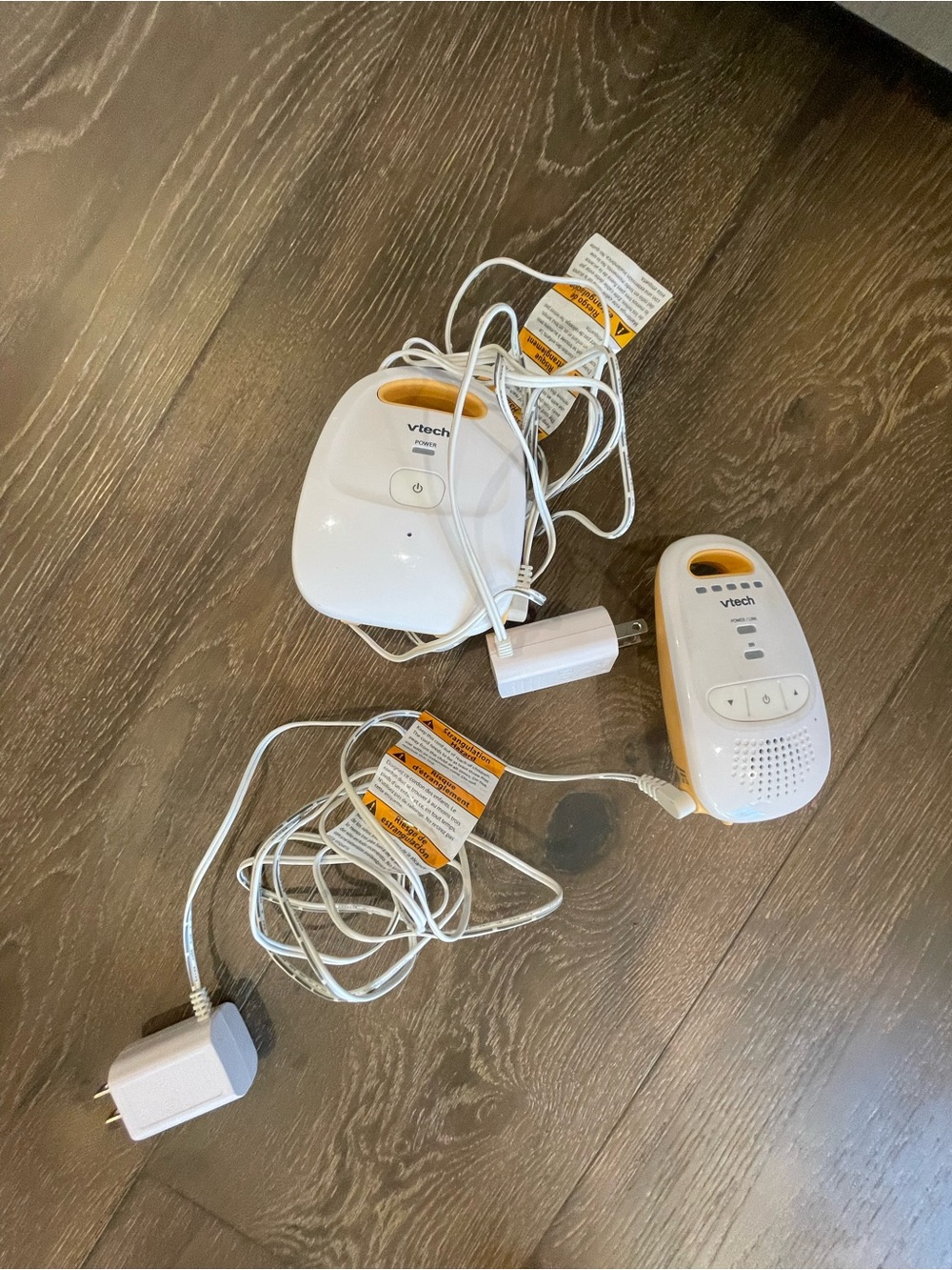VTech Baby Monitor Set in White and Yellow